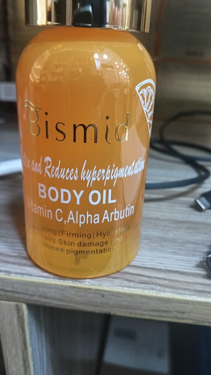 Bismid Vitamin C + Alpha Arbutin Brightening Body Oil